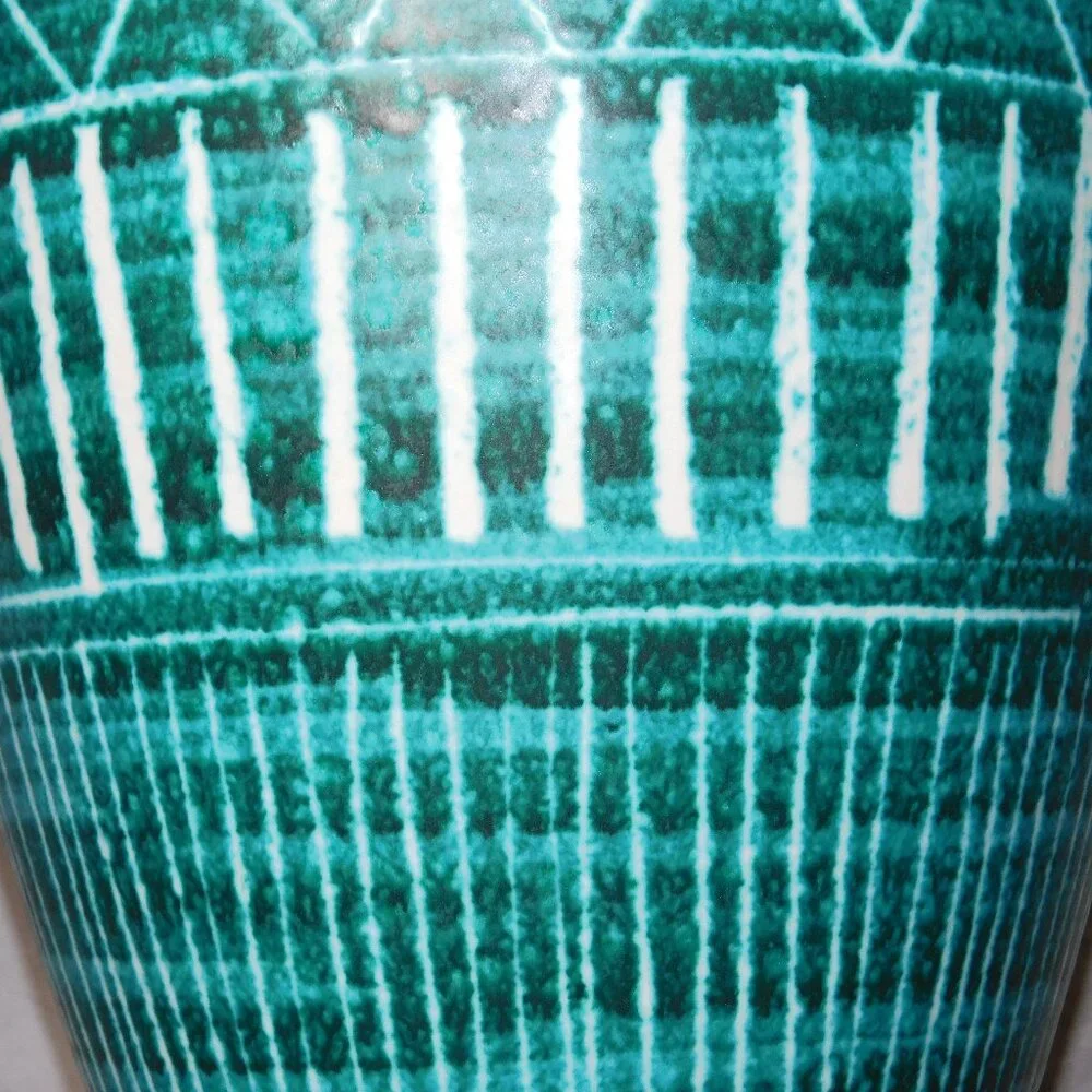 Aerin Calinda Tall Tapered Vase Deco Rimini Green Made in Italy